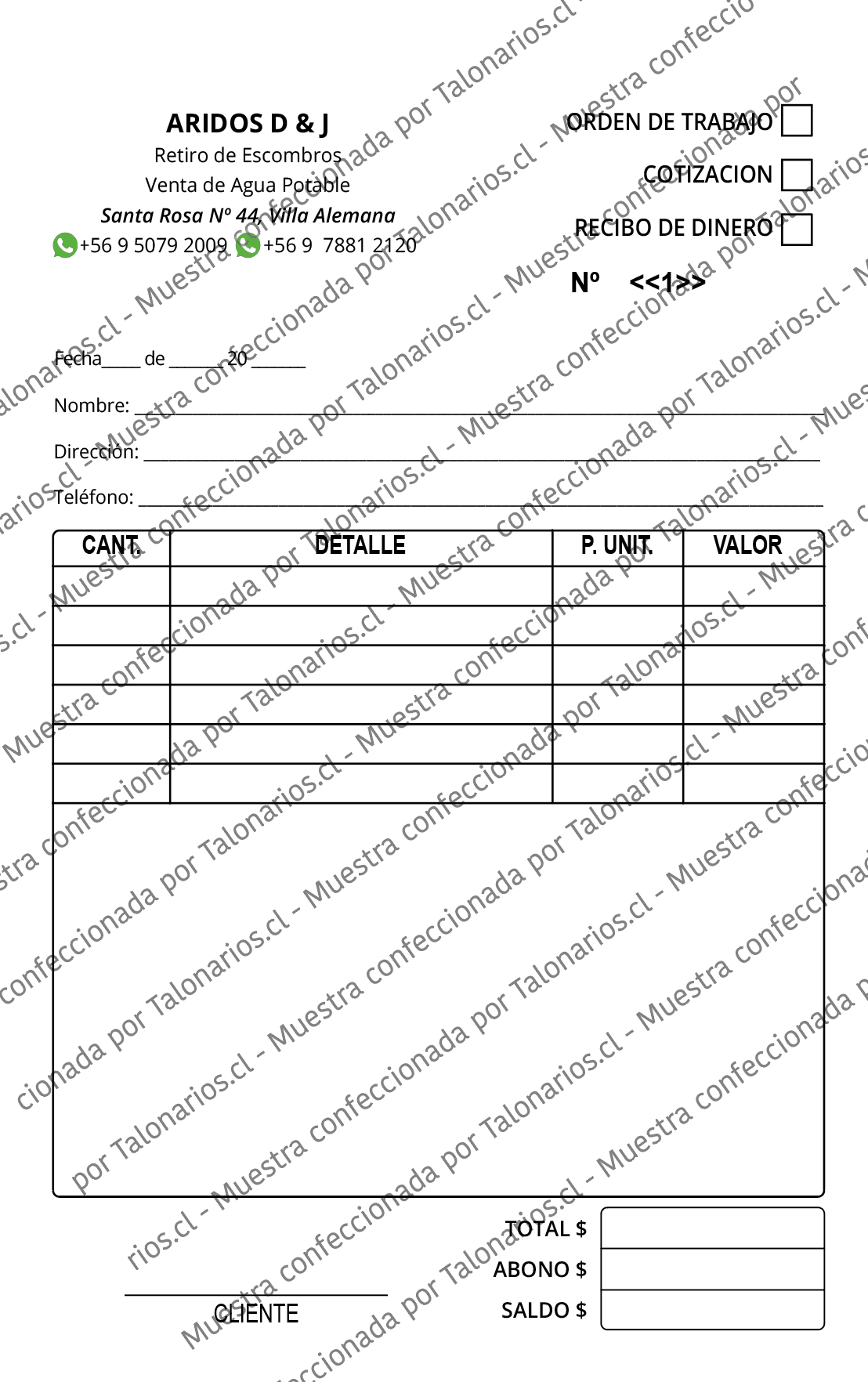 recibo-pago - Muestra 1