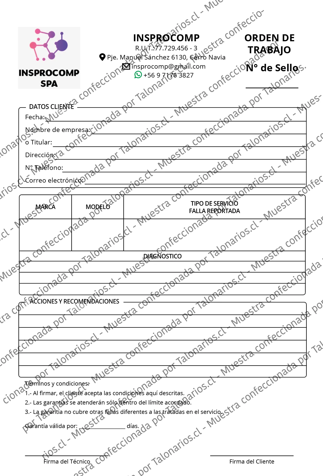 Muestra de celulares en tamaño Media carta
