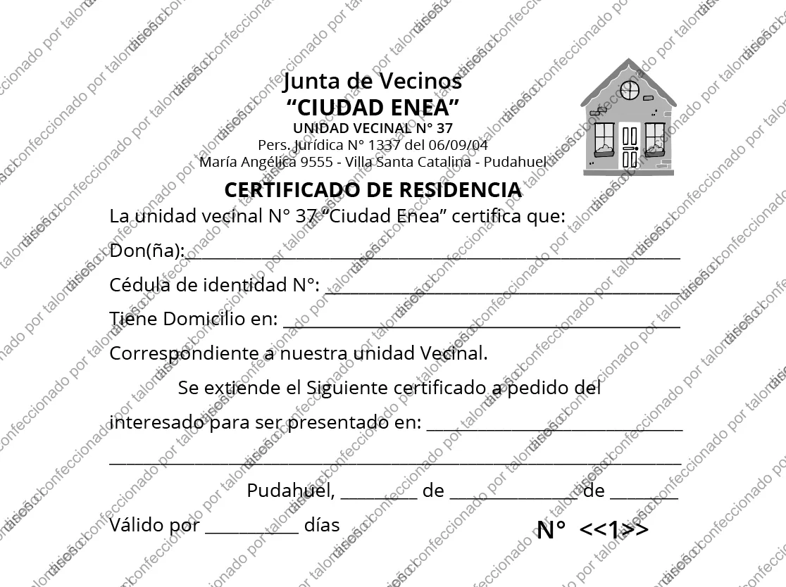 Muestra de comunidades en tamaño Media carta