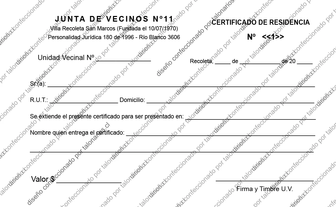 Muestra de comunidades en tamaño Media carta