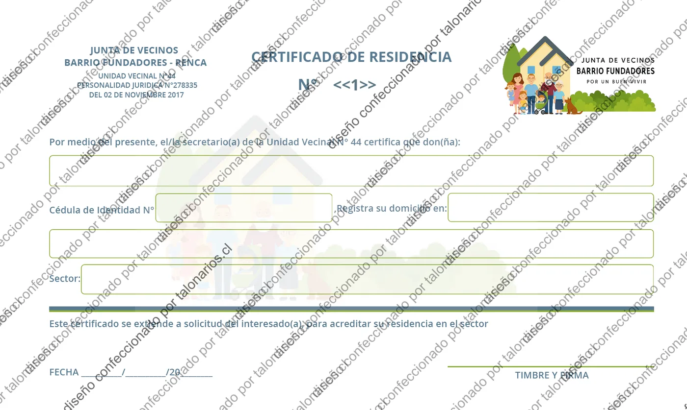 Muestra de comunidades en tamaño Media carta