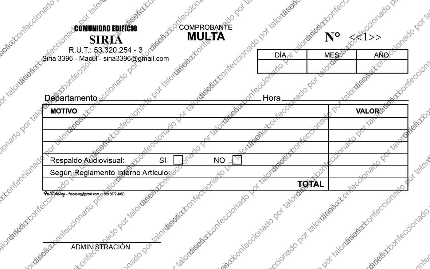 Muestra de comunidades en tamaño Media carta