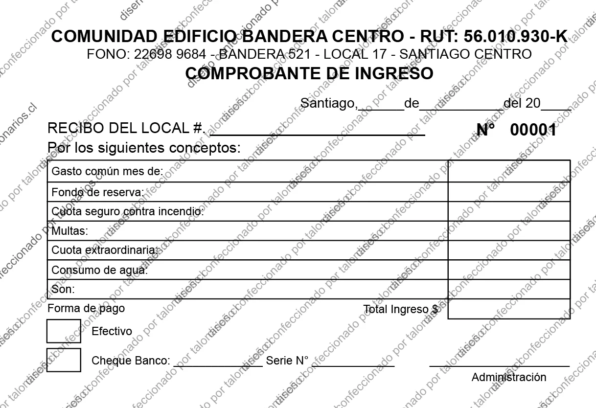 Muestra de comunidades en tamaño Media carta