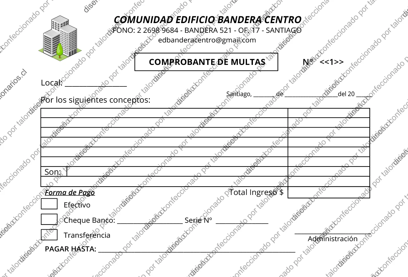 Muestra de comunidades en tamaño Media carta